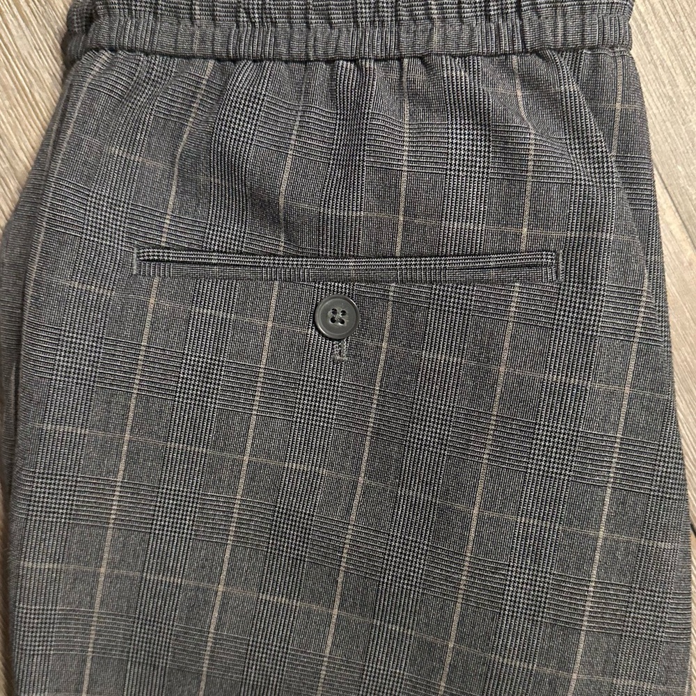 Express Gray Plaid Men's Dress Pants